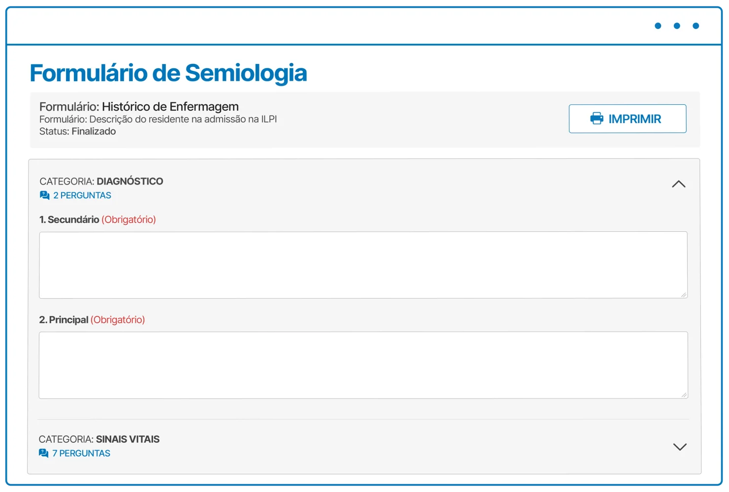 sistema clin home formulario de semiologia