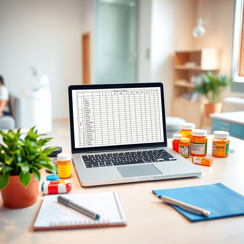 Imagem sobre como fazer planilha de controle de medicamentos